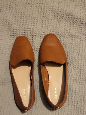 ALDO Women's Cognac Slip-On Loafers
